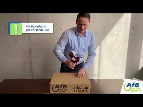 Hardware-Rückgabe vom mobilen Arbeitsplatz zu AfB social & green IT
